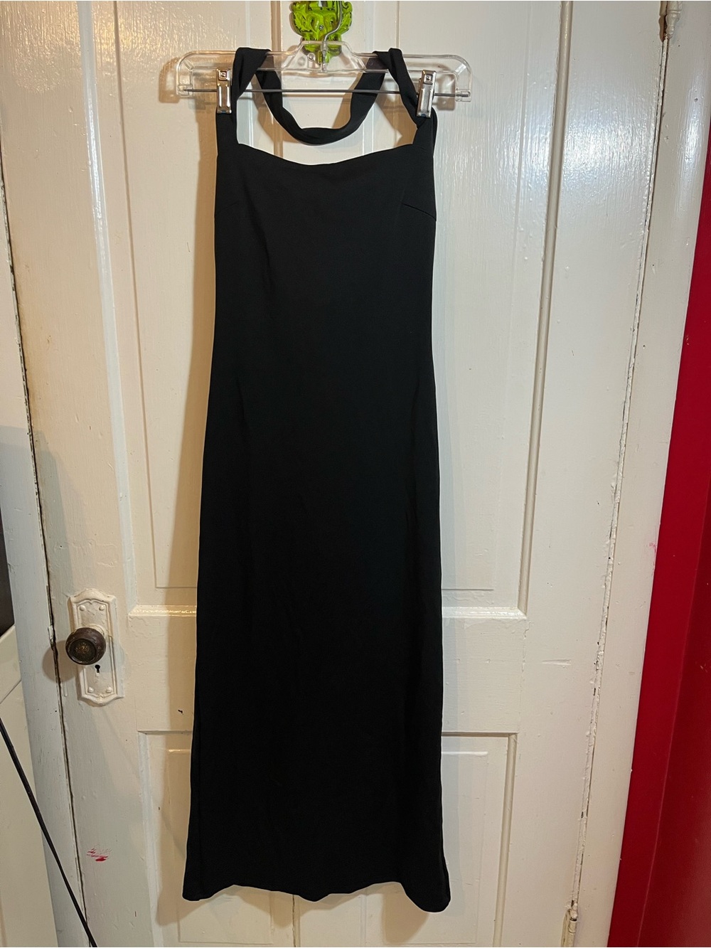 Classic Black Sleeveless Maxi Dress